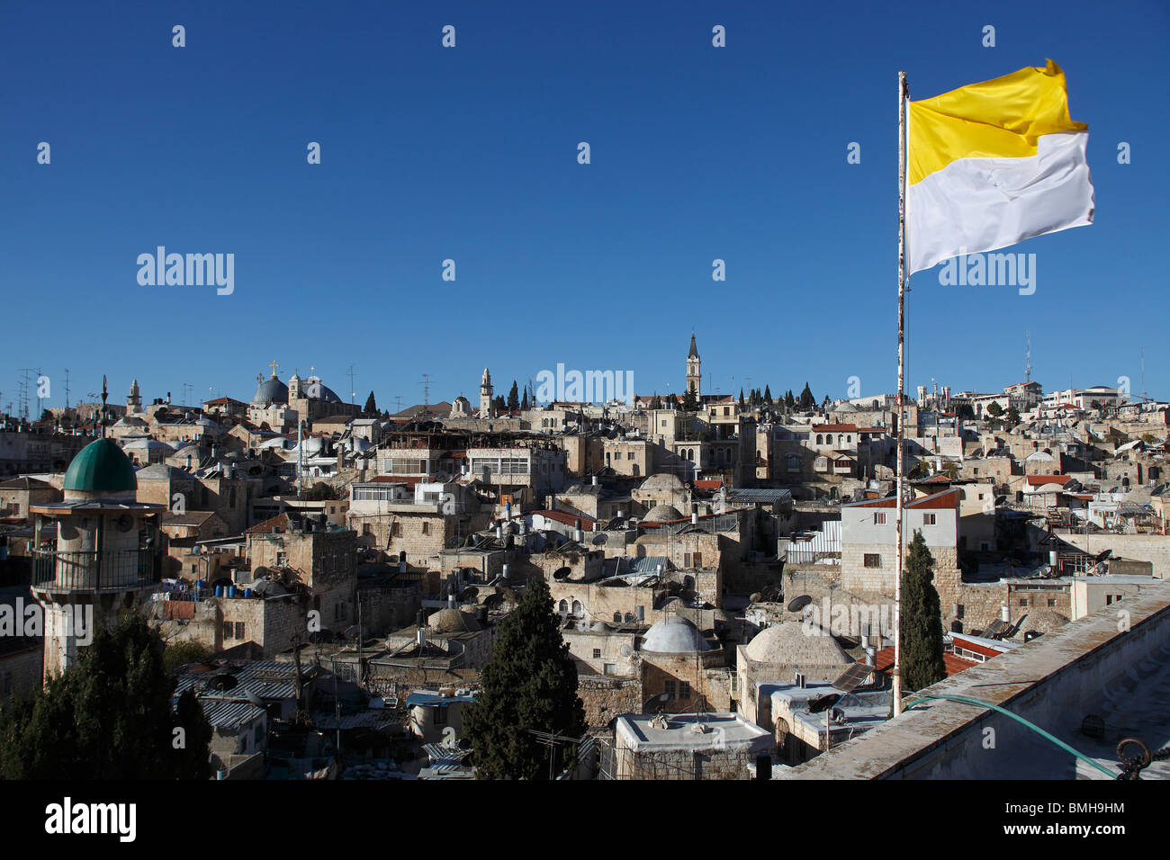 Israel,Jerusalem,Old city,from Austrian Hospice Stock Photo