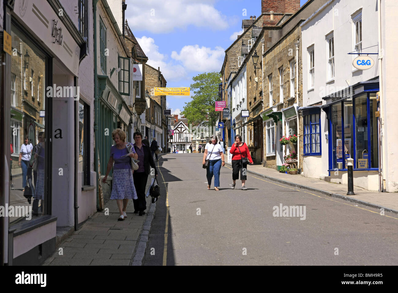 Cheap Street in Sherborne Dorset England The main street of this