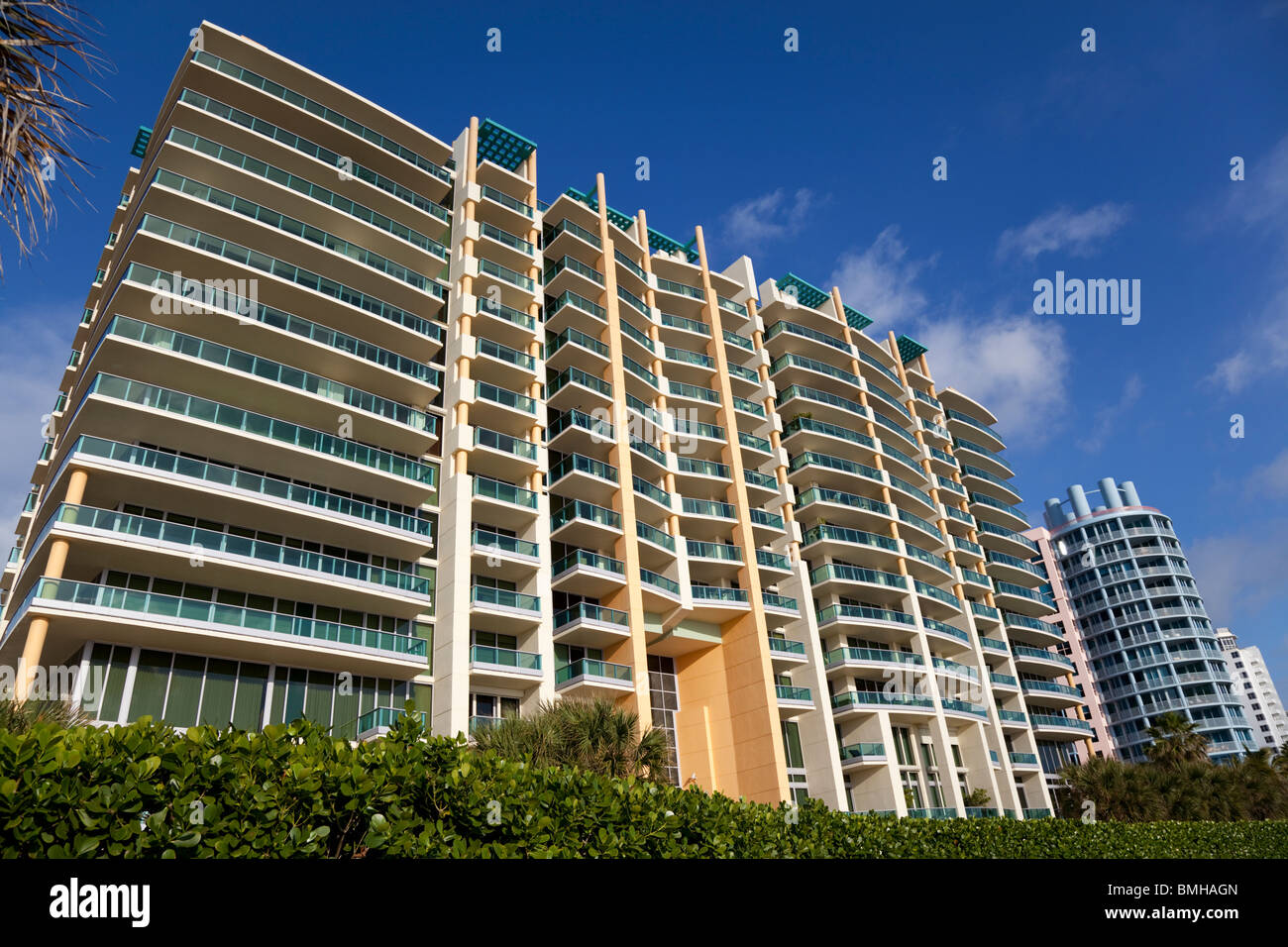 Il Villaggio condos Miami Beach Florida, USA Stock Photo
