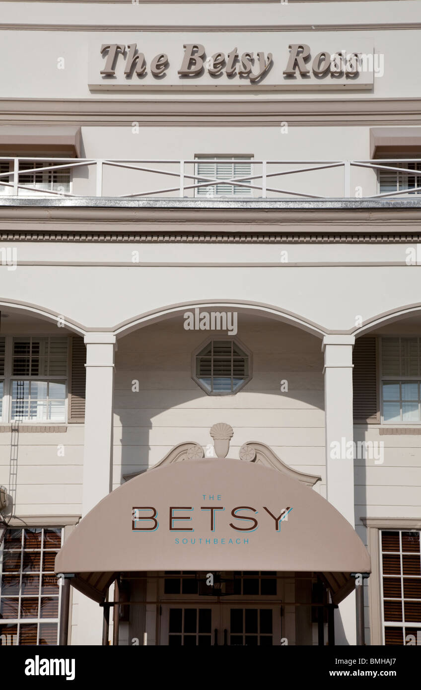 The Betsy Ross Hotel 1440 Ocean Drive, Miami Beach, Florida, USA Stock Photo