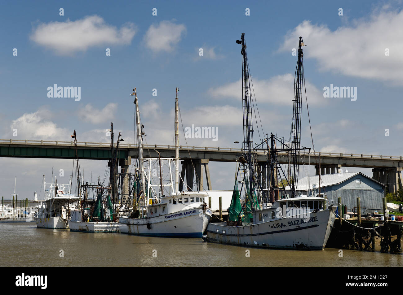 Fishing Boats at Lazaretto Creek Marina in Chatham County,