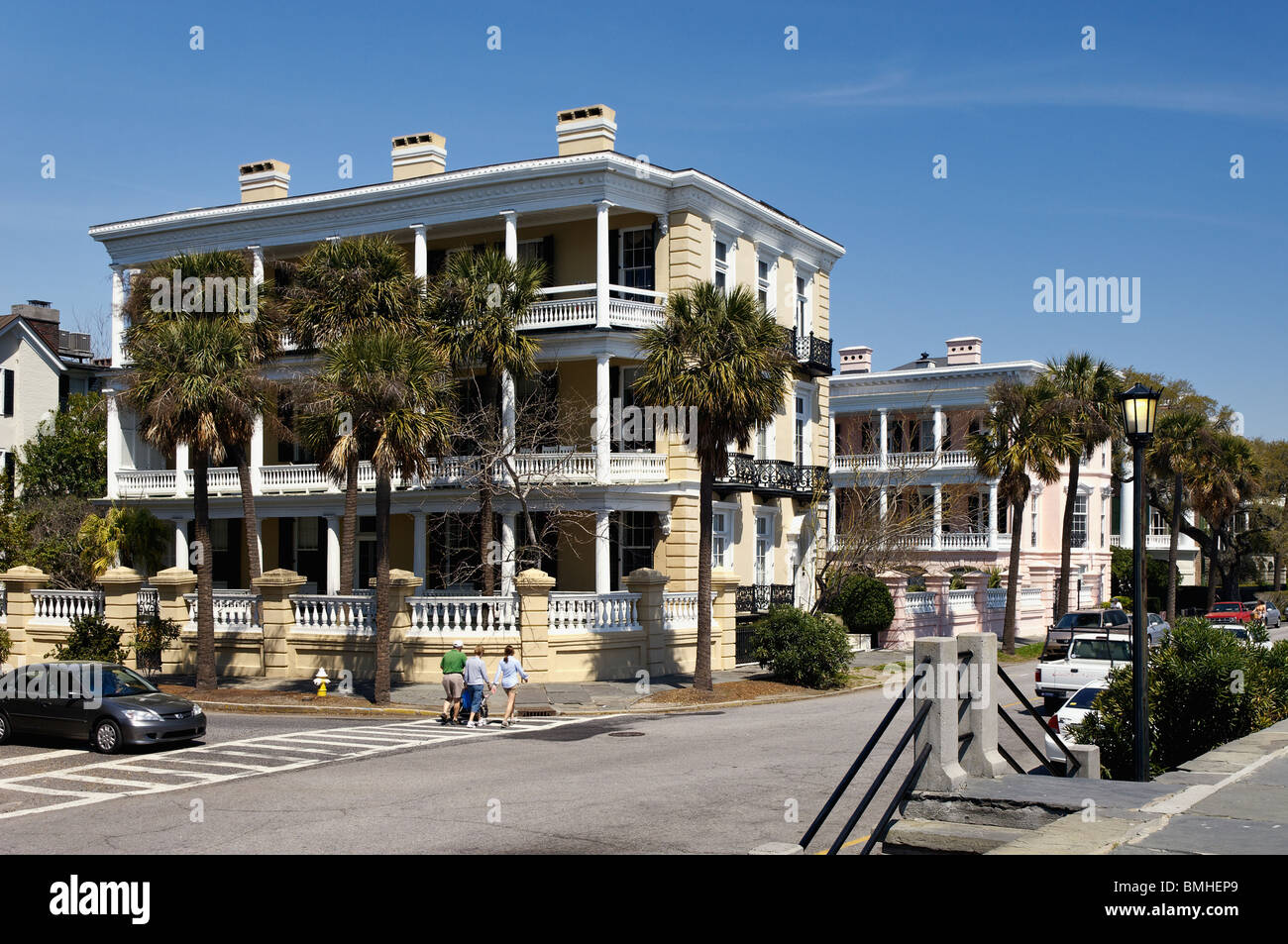 Historic Homes along the Battery and East Bay Street in Charleston