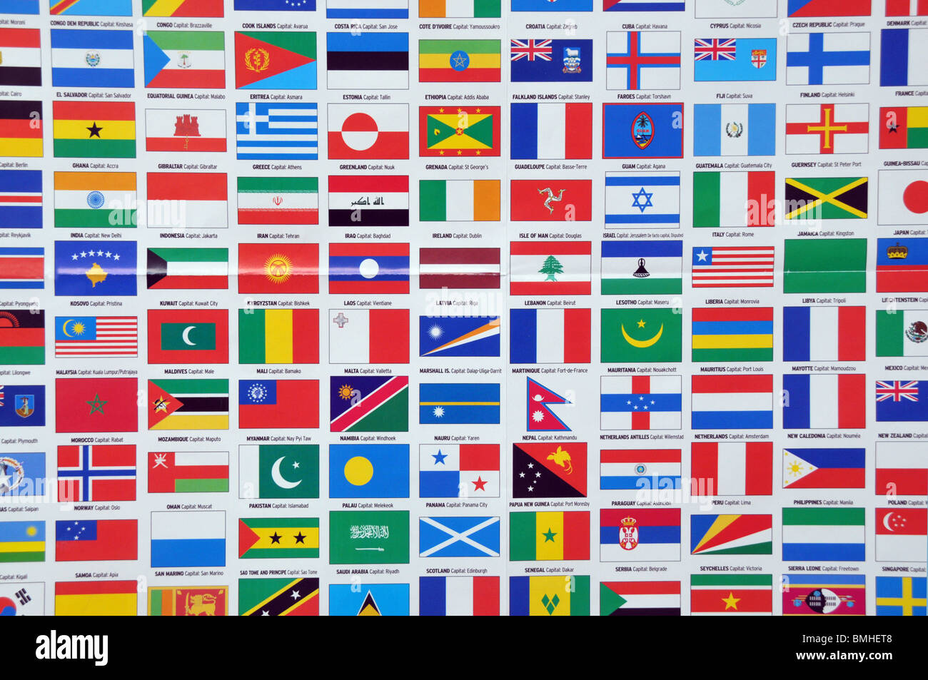 A variety of flags of the world Stock Photo Alamy