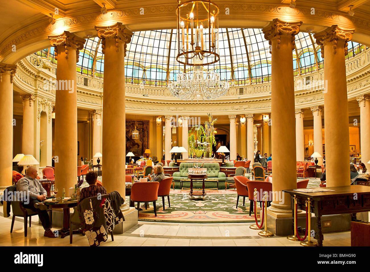 La Rotunda, Westin Palace Hotel, Madrid, Spain Stock Photo