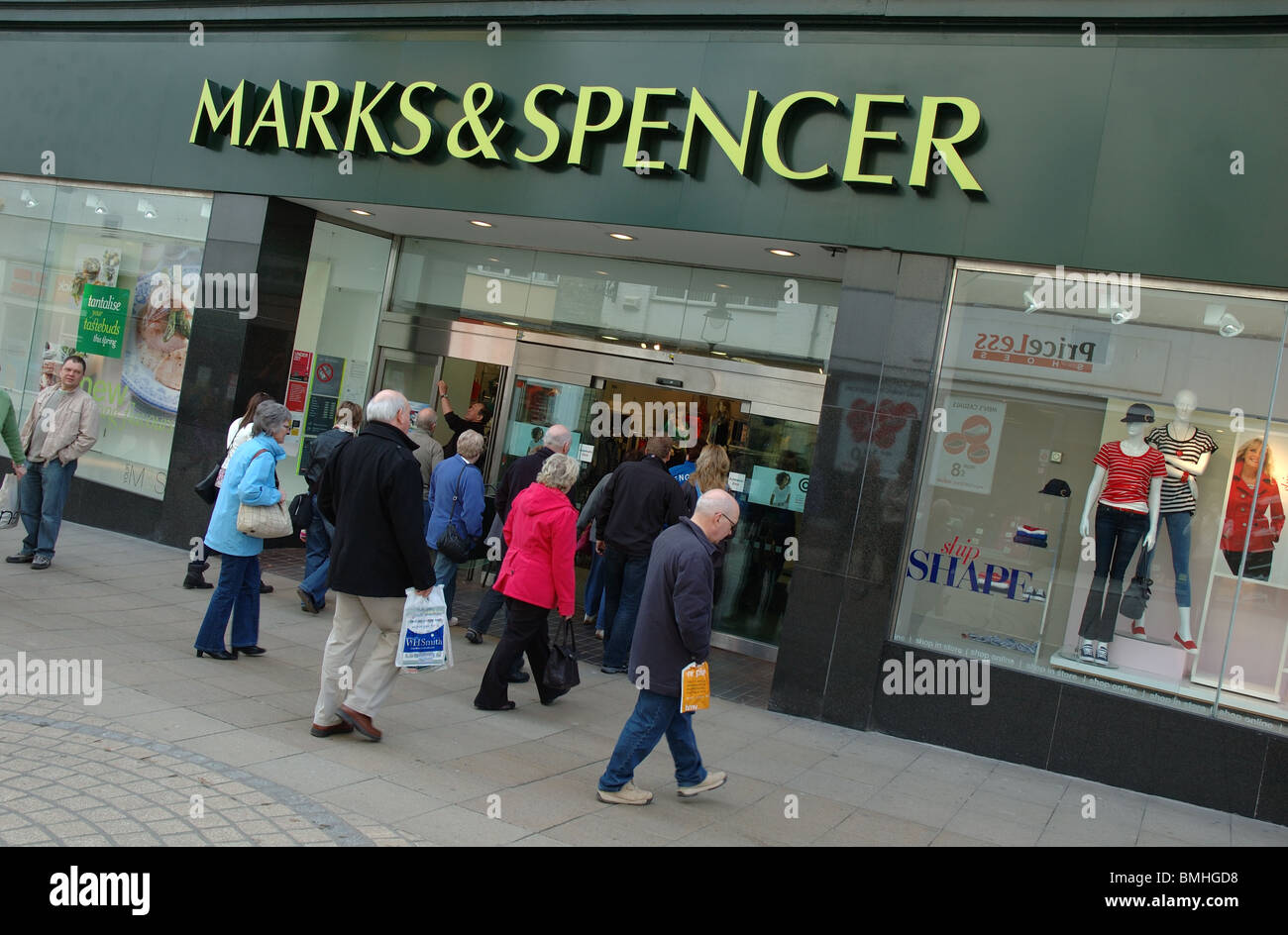 Marks & Spencer, Scarborough, North Yorkshire, England, UK Stock Photo