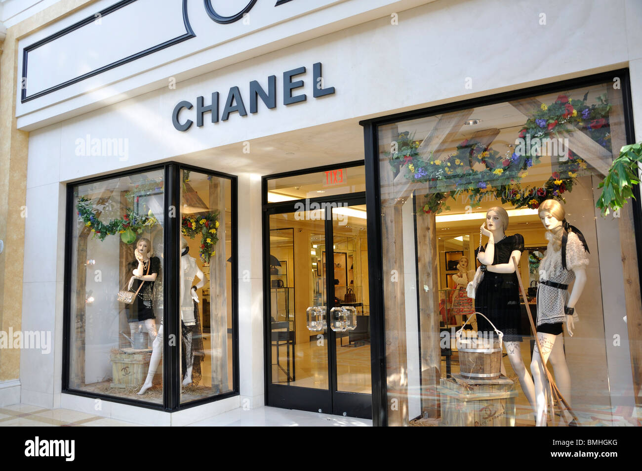 Chanel store at Bellagio Hotel, Las Vegas, Nevada, USA Stock Photo - Alamy