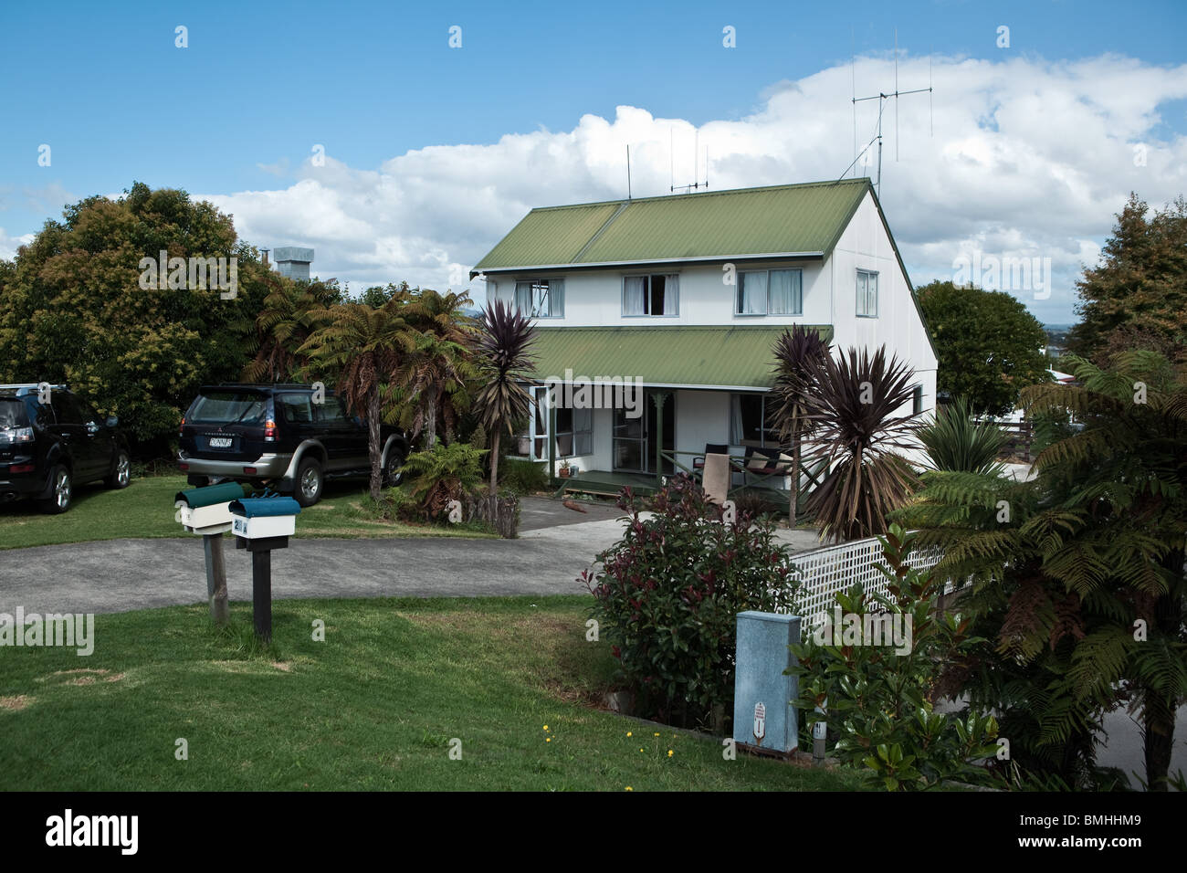 Quaint New Zealand house Stock Photo