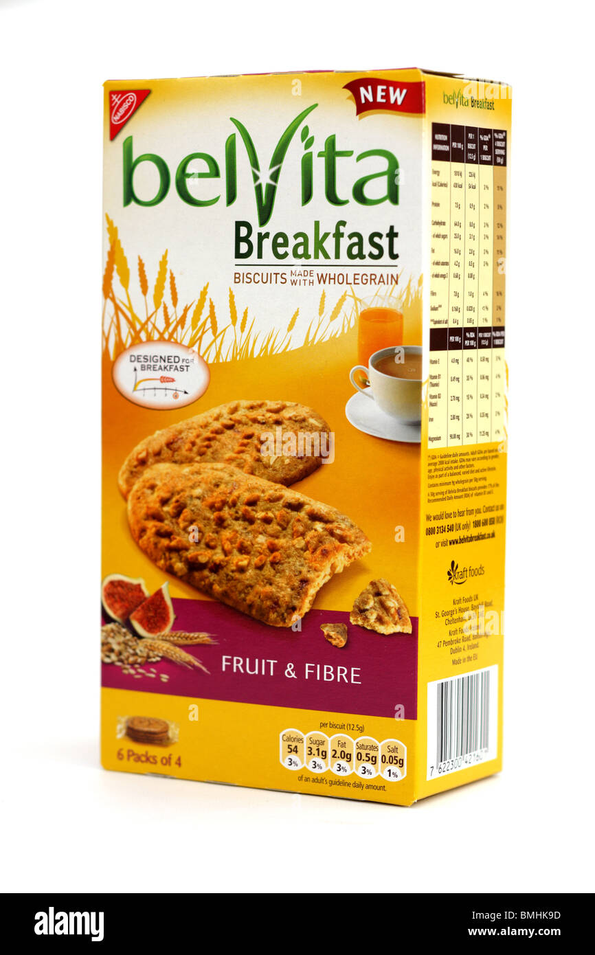 Belvita Fruit and Fibre Breakfast Biscuits Stock Photo Alamy