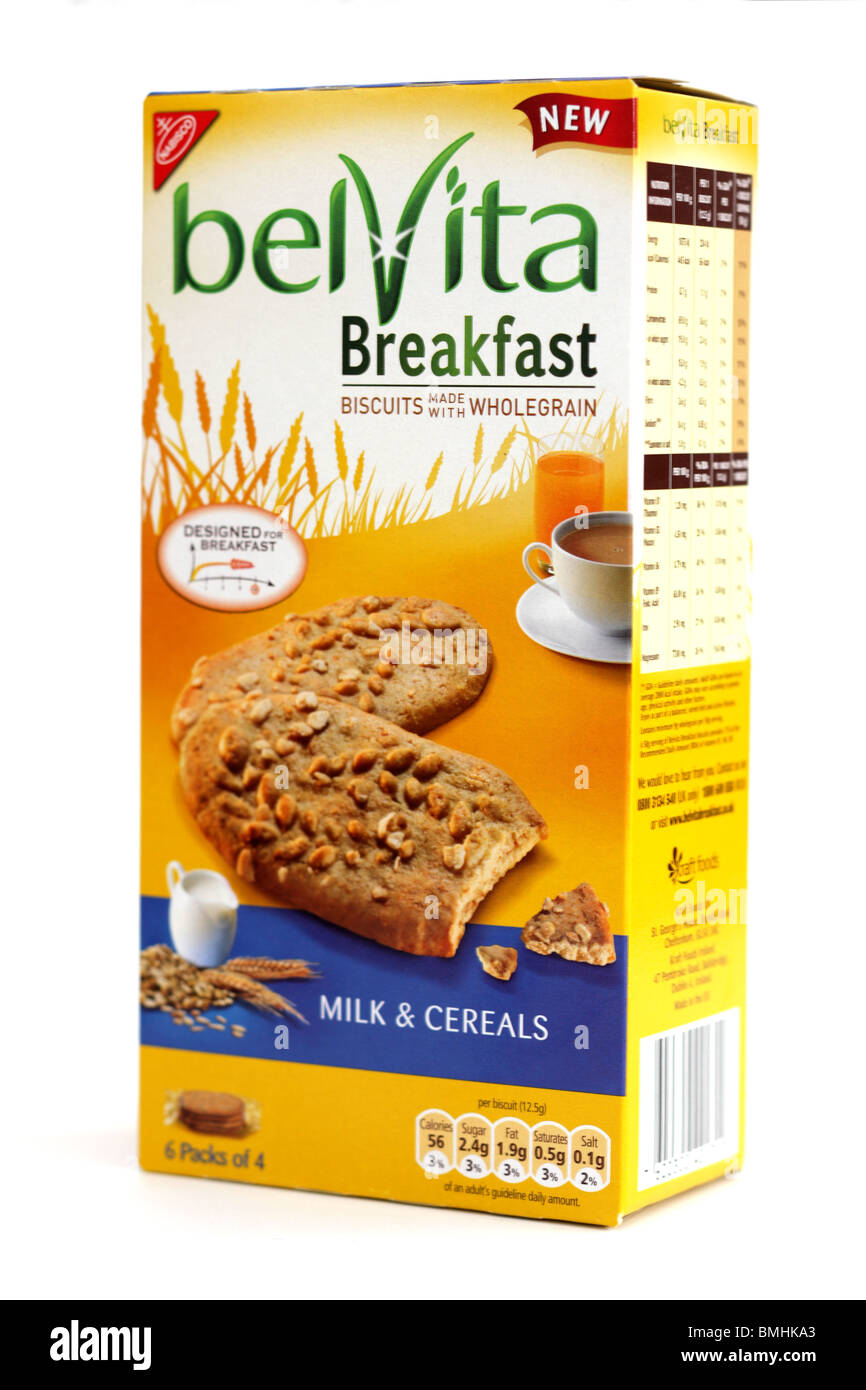 Belvita Milk and Cereal Breakfast Biscuits Stock Photo Alamy
