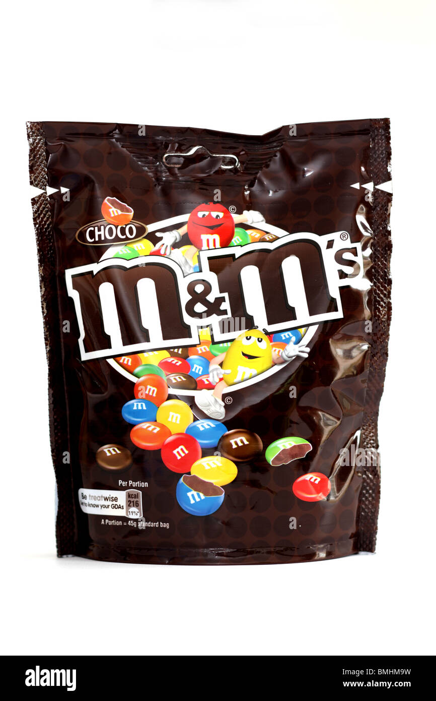 Chocolate M&M Sweets Stock Photo - Alamy