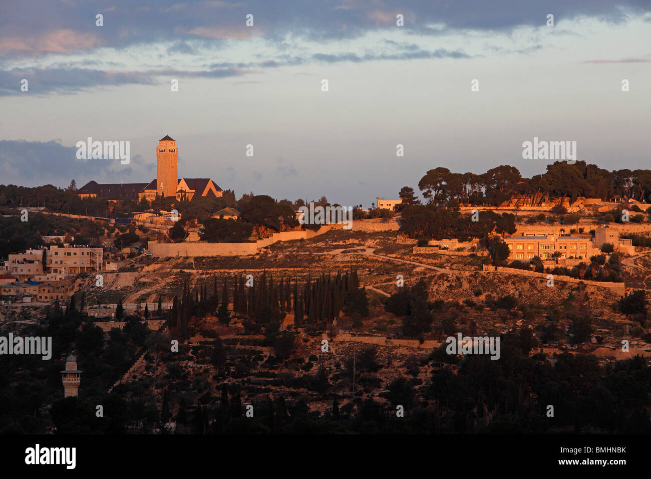 Israel,Jerusalem,Mount of Olives,Augusta Victoria Hospital Stock Photo