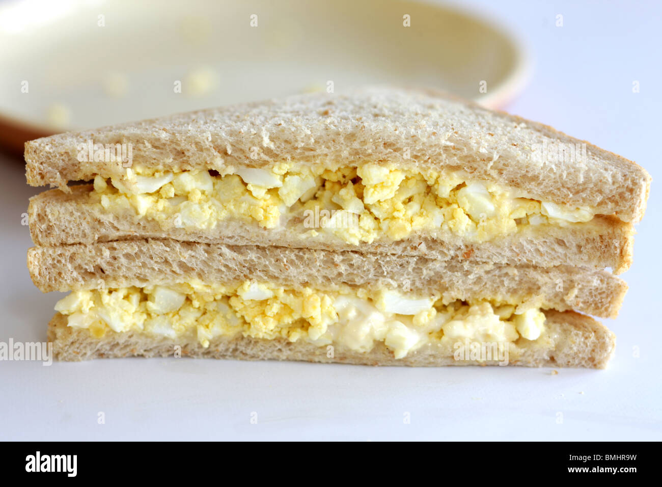 Egg Mayonnaise Sandwich Stock Photo Alamy