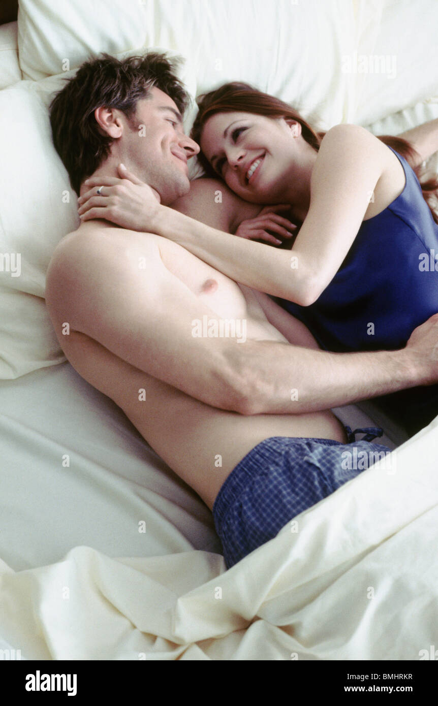 Man boxer shorts bed hi-res stock photography and images - Alamy