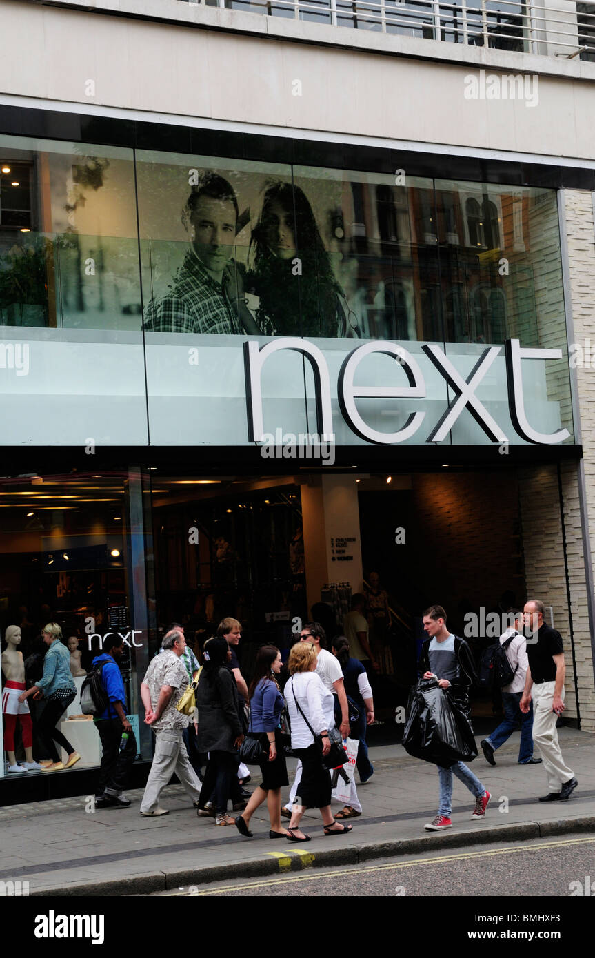 Next Clothes shop, Oxford Street, London, England, UK Stock Photo
