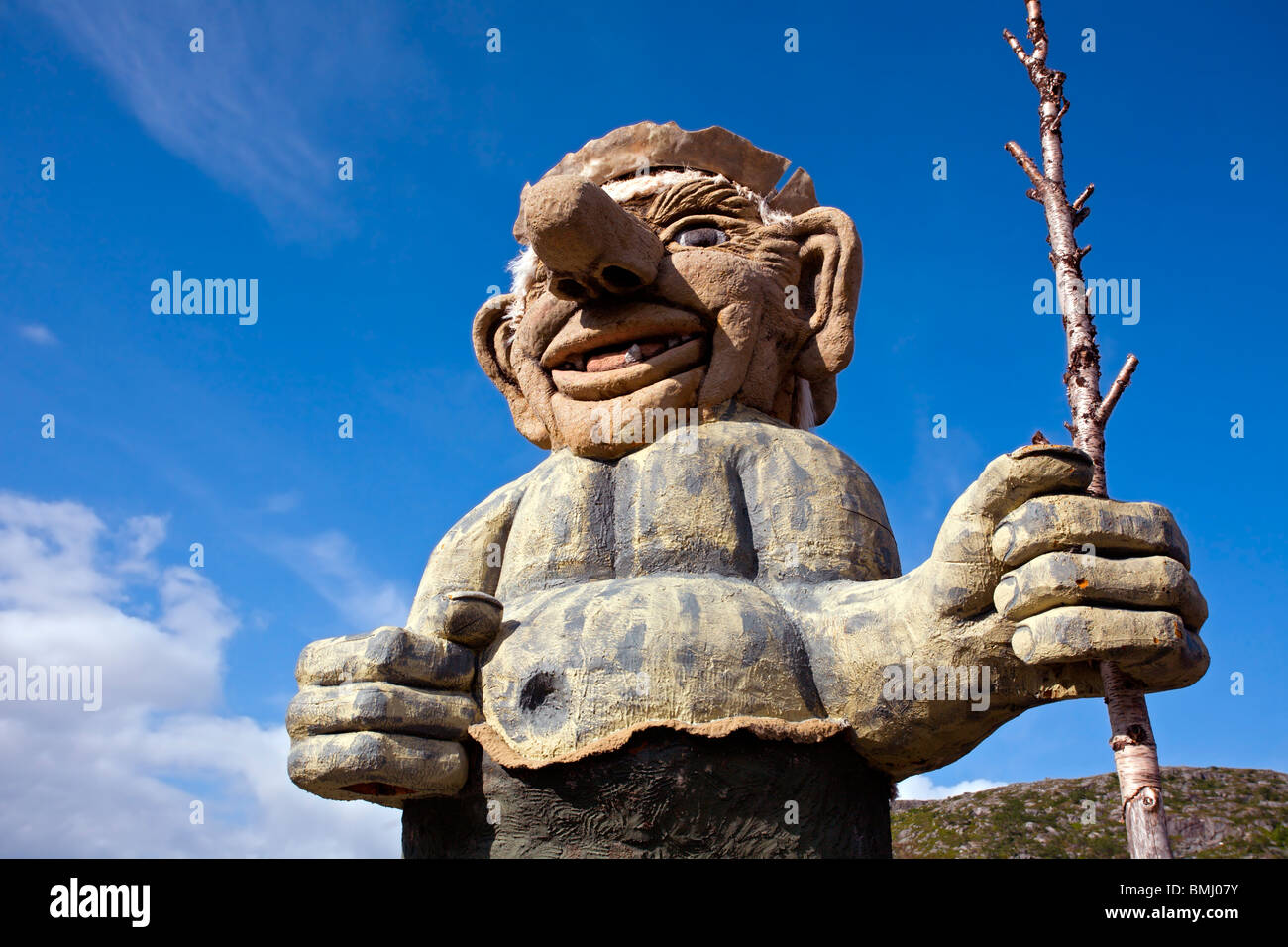 Sweden-Norway Border: Troll Stock Photo