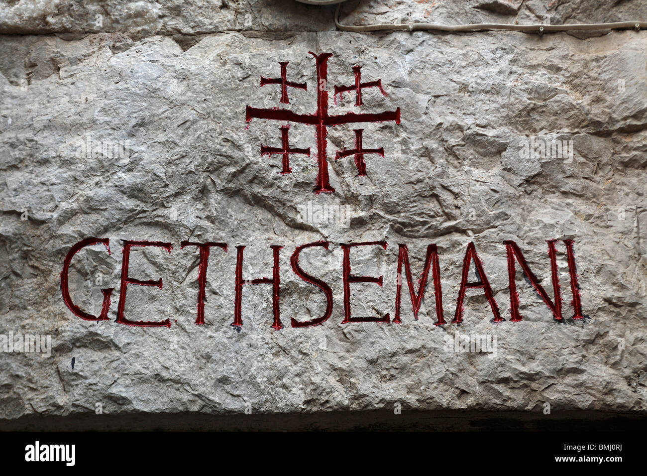 Israel,Jerusalem,Gethsemani Catholic Church Stock Photo