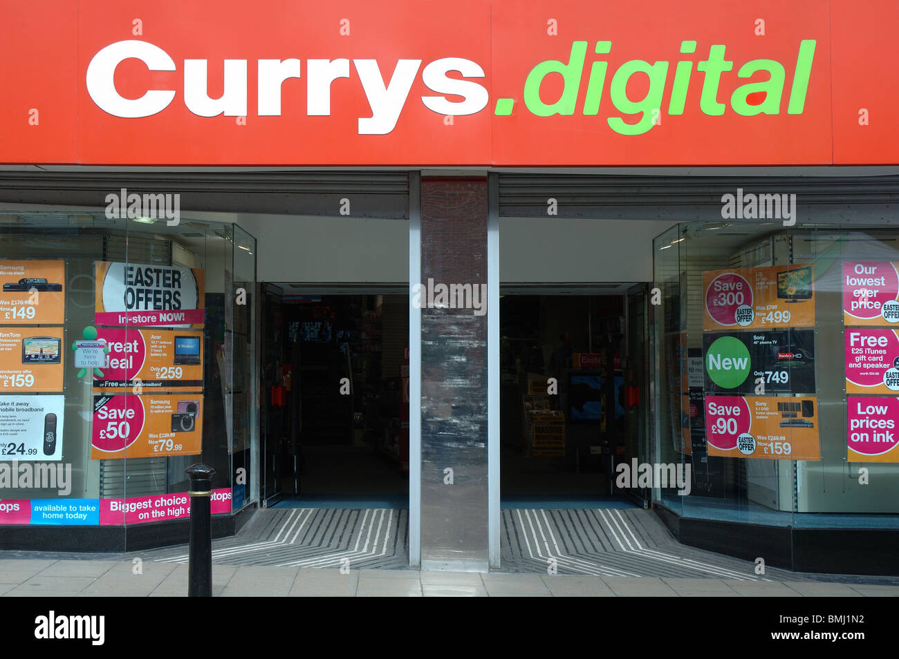 Currys digital shop, Scarborough, North Yorkshire, England, UK Stock Photo