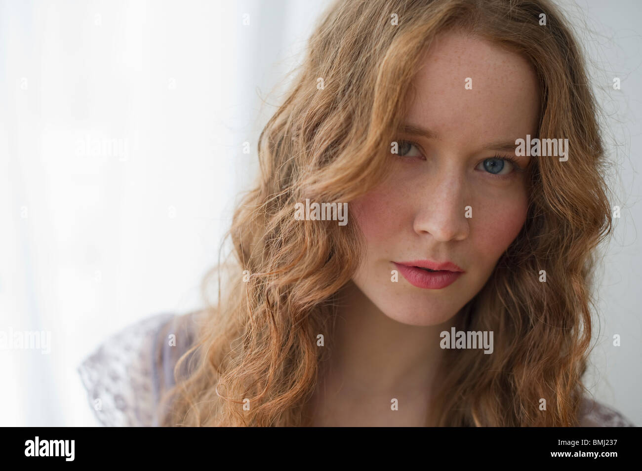 Portrait of a beautiful woman Stock Photo