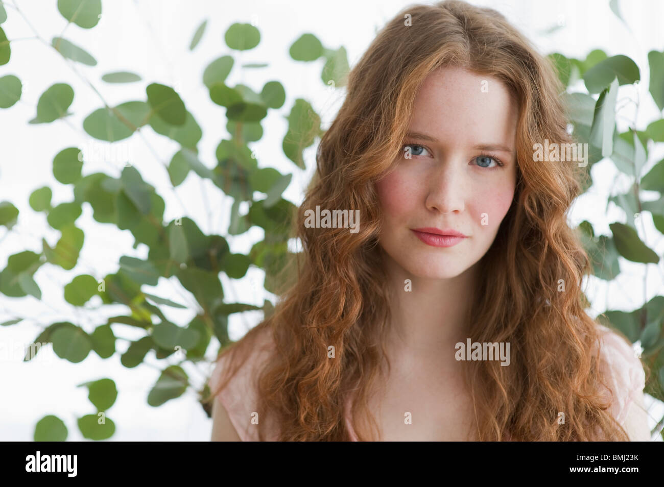 Red hair beautiful woman hi-res stock photography and images - Alamy