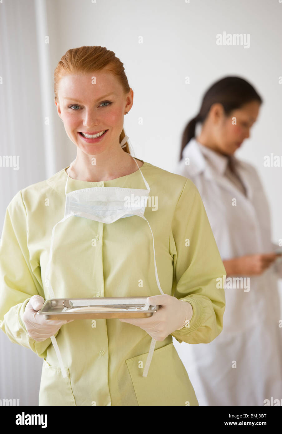 Dental assistant Stock Photo