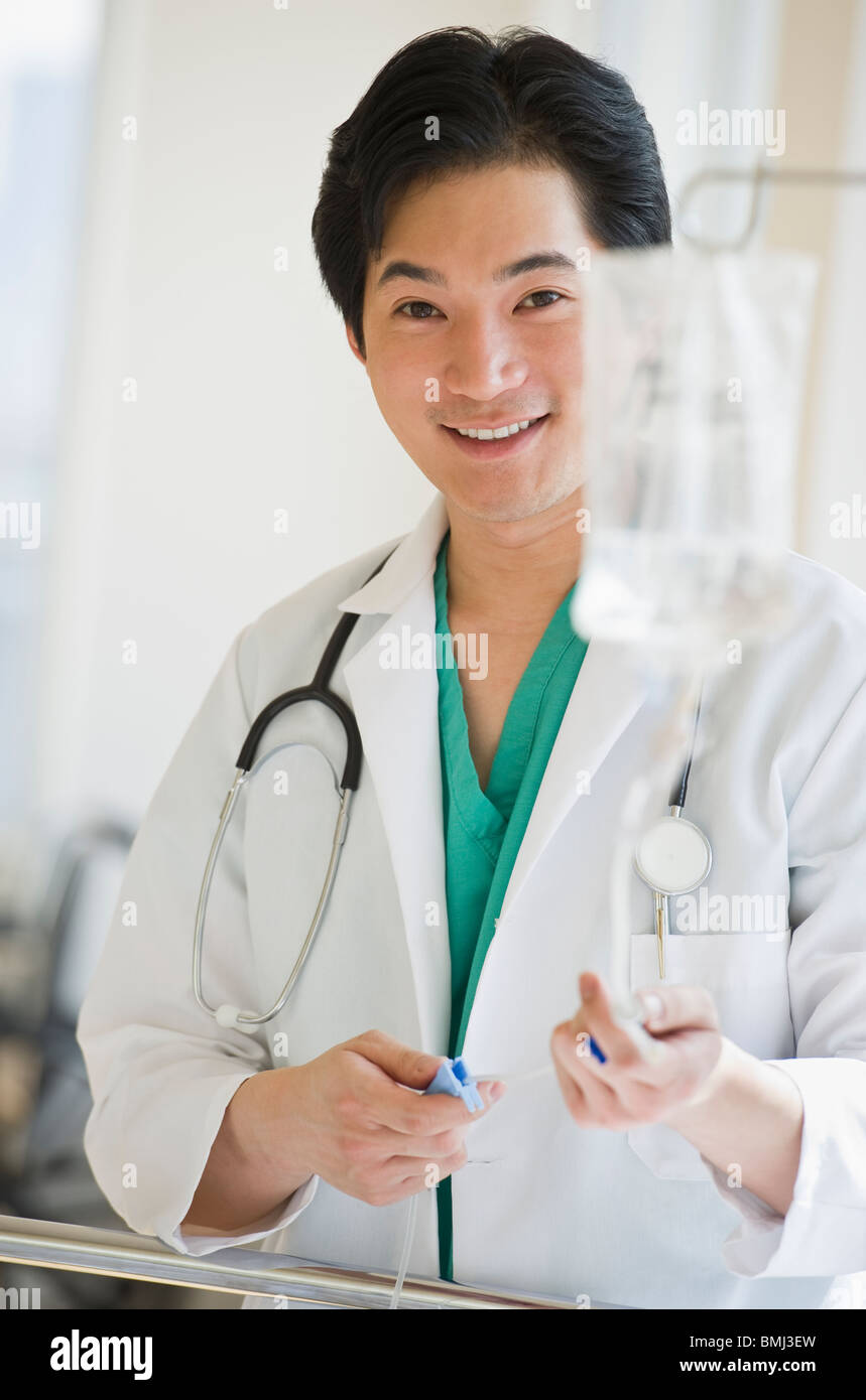 Doctor in hospital Stock Photo