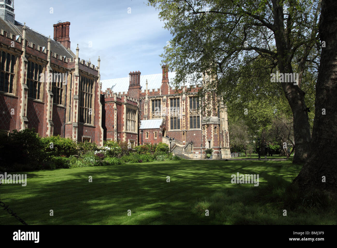 View of the Library and Benchers' Rooms in New Square, Lincoln's Inn Fields, City of London, WC2. Stock Photo