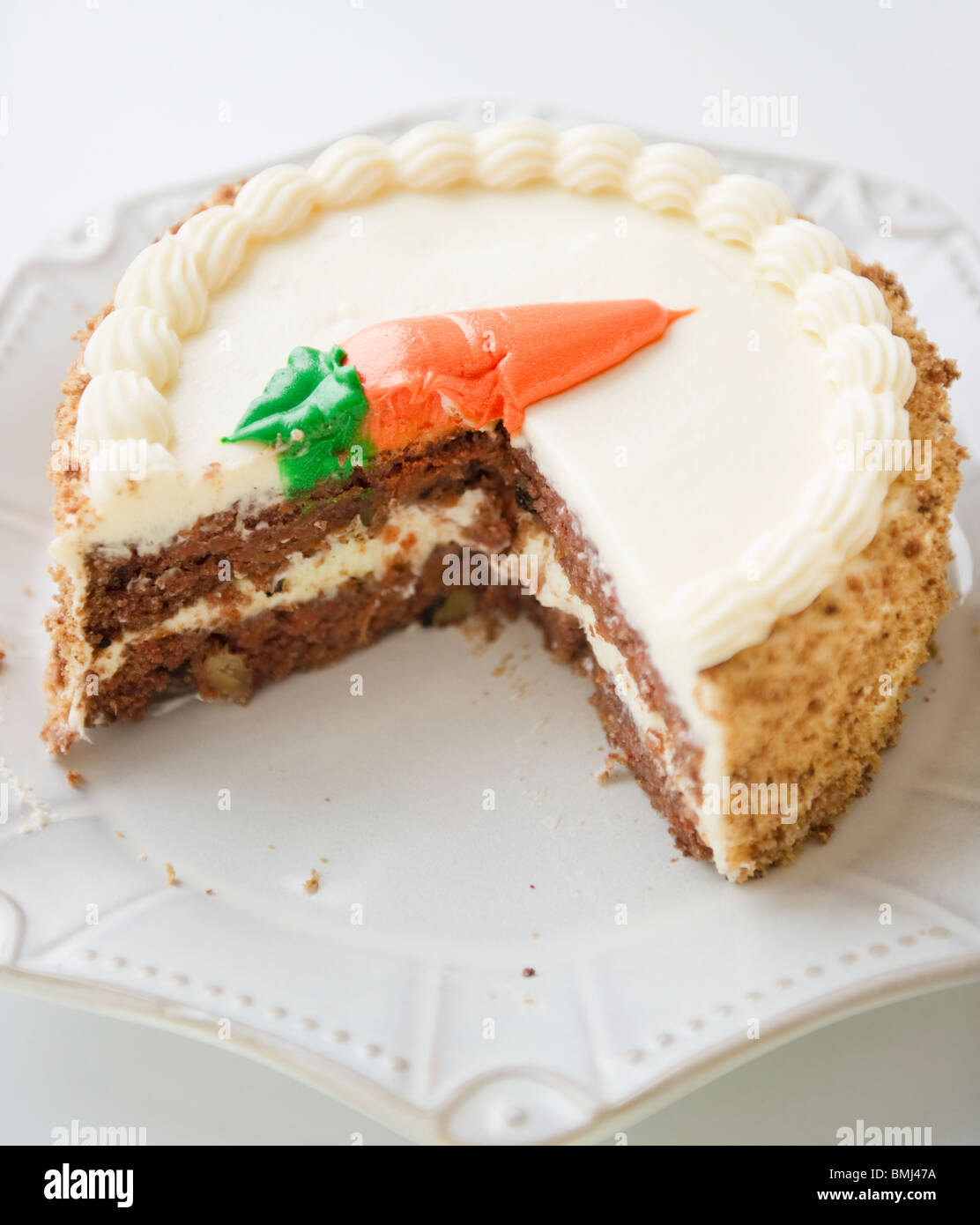 Carrot cake Stock Photo
