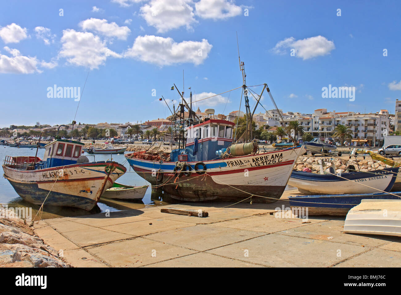 Portugal Lagos De Marina Stock Photo Alamy