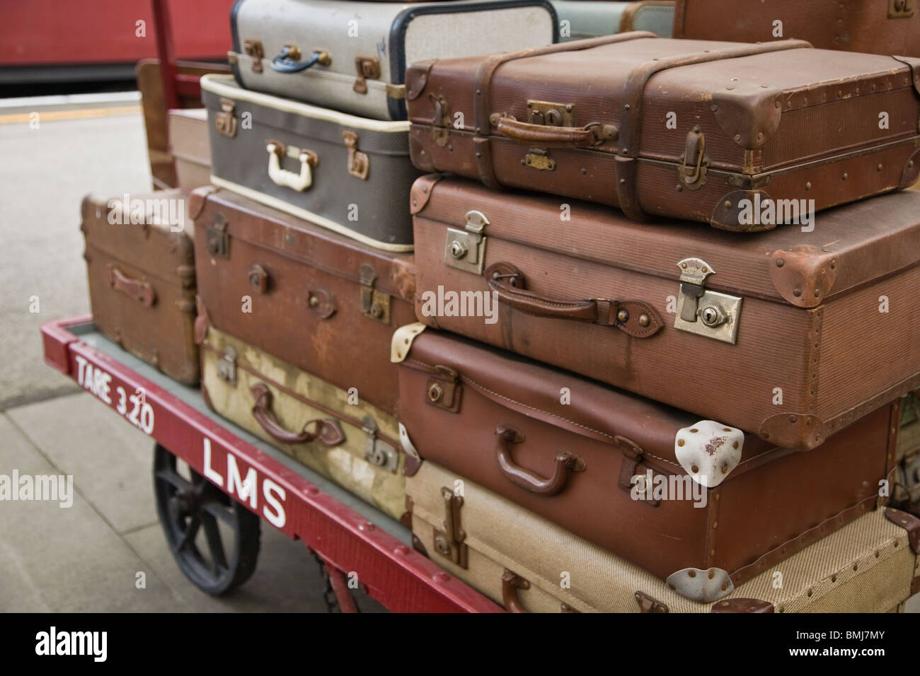 old fashioned luggage