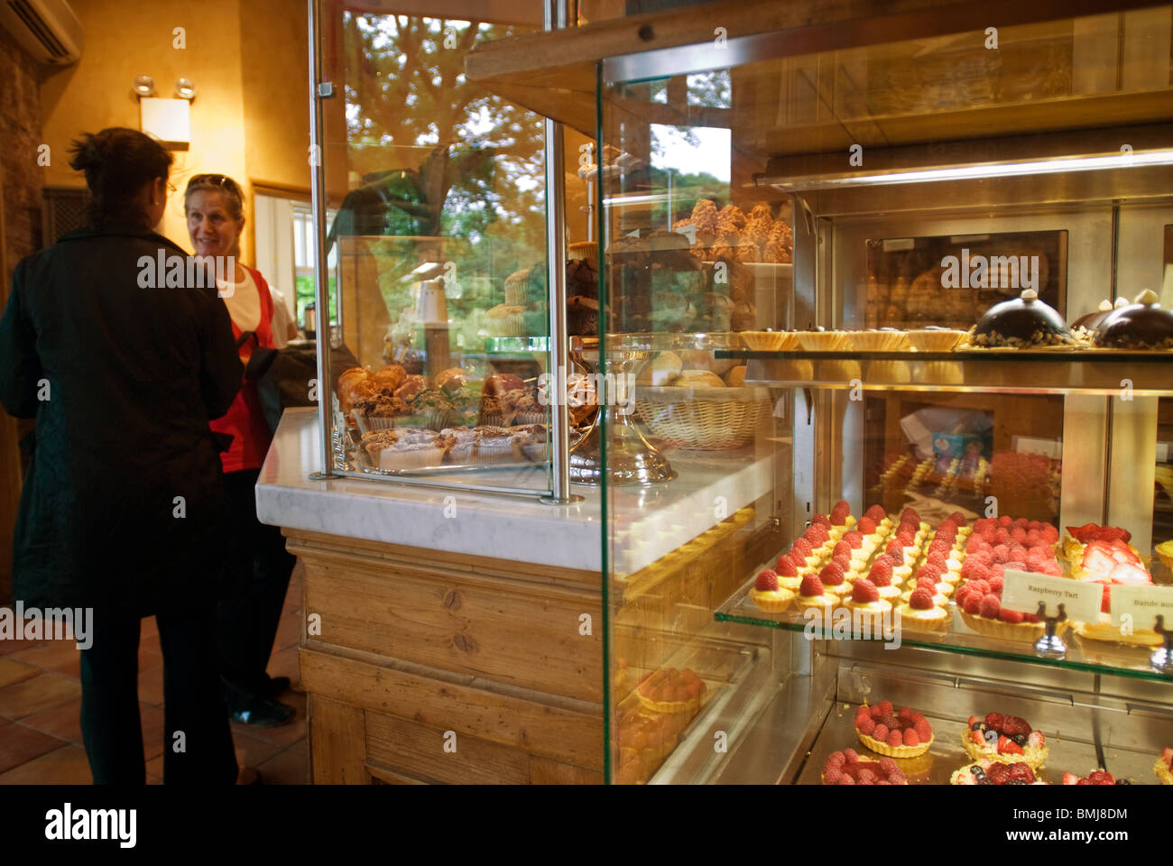 A branch of the Belgian bakery chain, Le Pain Quotidien opens in the  Mineral Springs area of Central Park in New York Stock Photo - Alamy