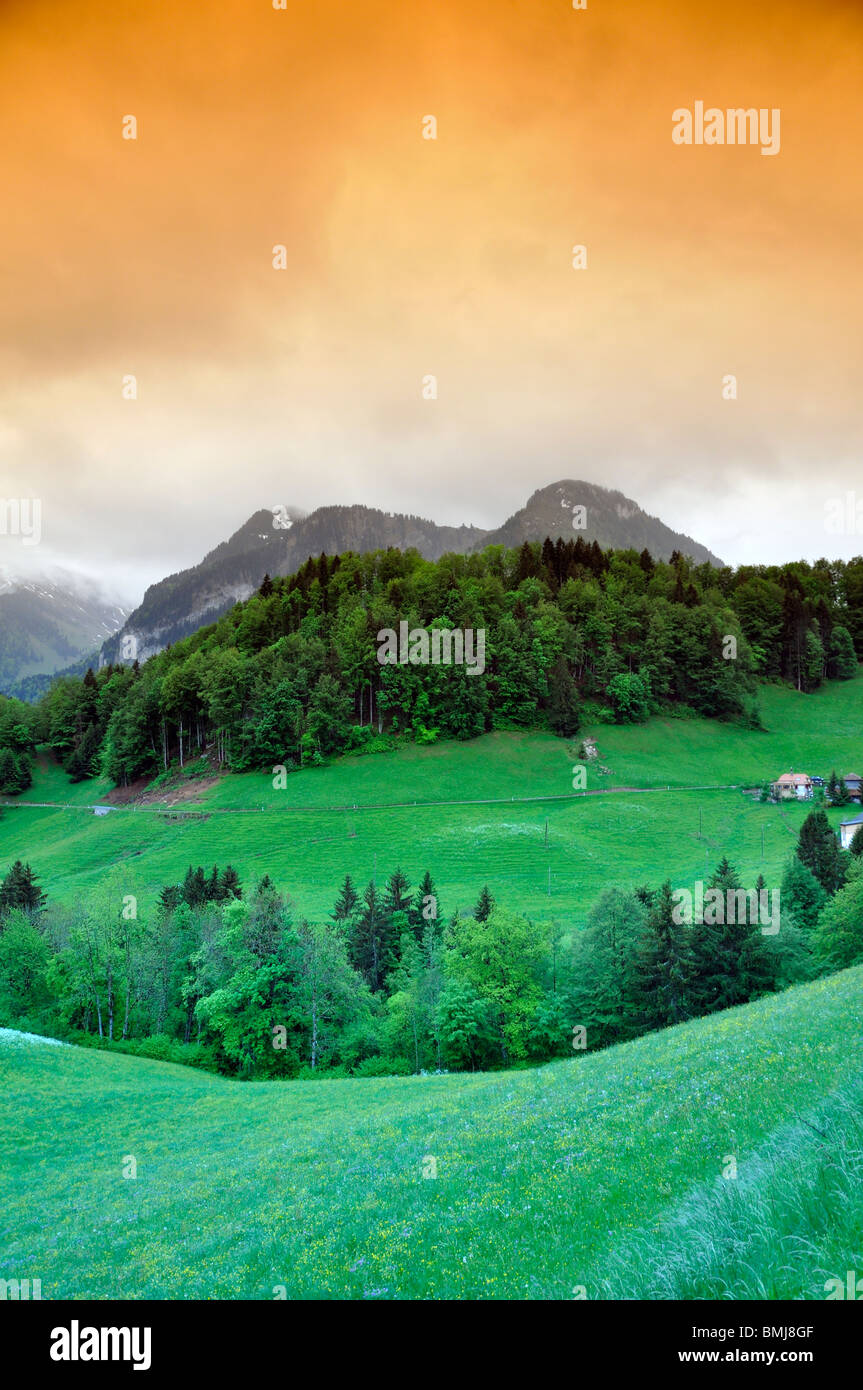 Swiss Alps Panorama Switzerland Stock Photo Alamy Swiss Alps Panorama Switzerland Stock Photo Alamy