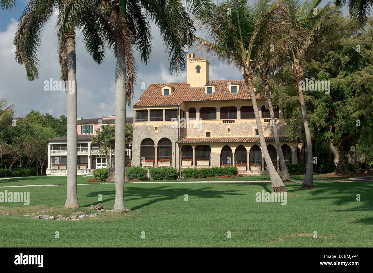 Deering Estate Home Miami Florida Stock Photo Alamy