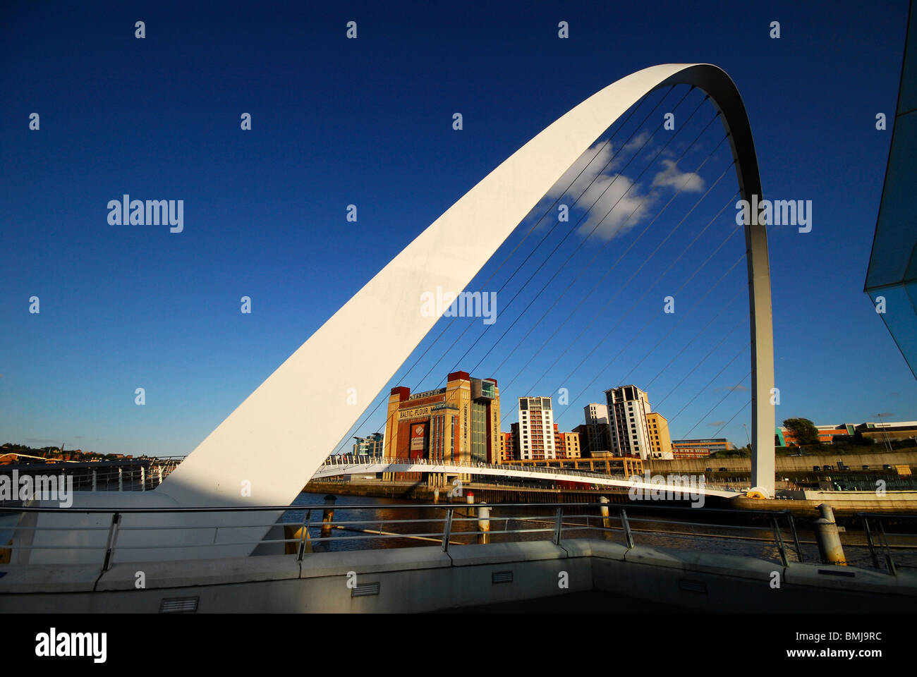 Millenium Bridge Tyneside Stock Photo - Alamy