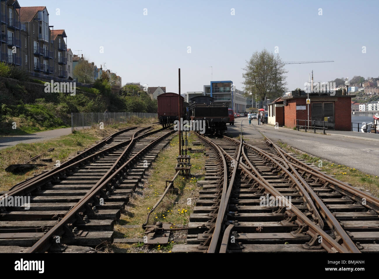 Bristol Harbour Railway, Tracks Stock Photo 29907069 Alamy