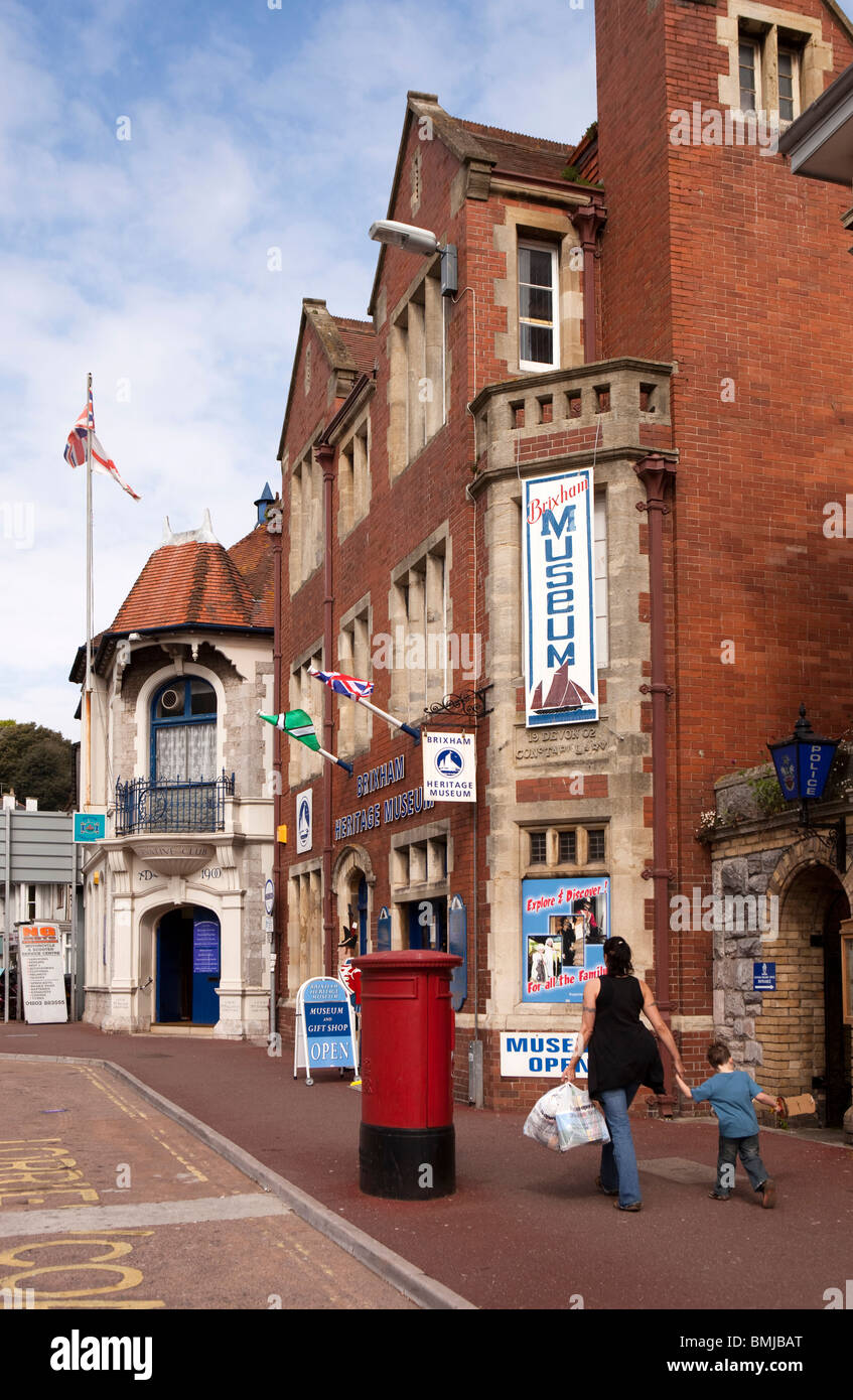 UK, England, Devon, Brixham, New Road, Heritage Museum in former Police Station Stock Photo