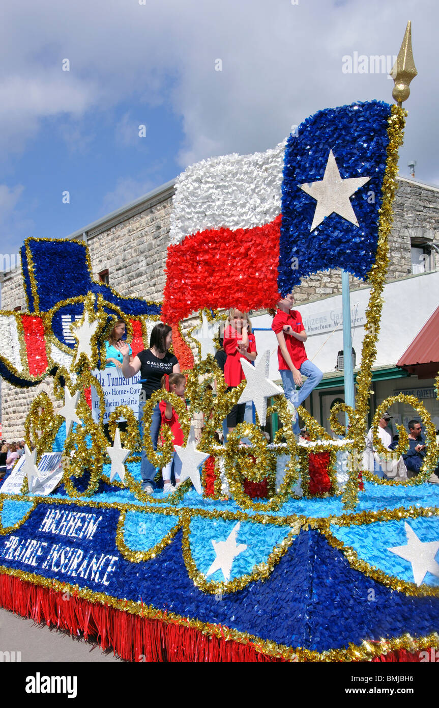 festival celebration celebrating texas hires stock
