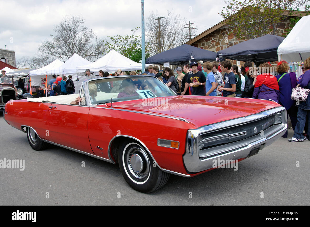 Old classic car on parade in Texas, USA Stock Photo Alamy