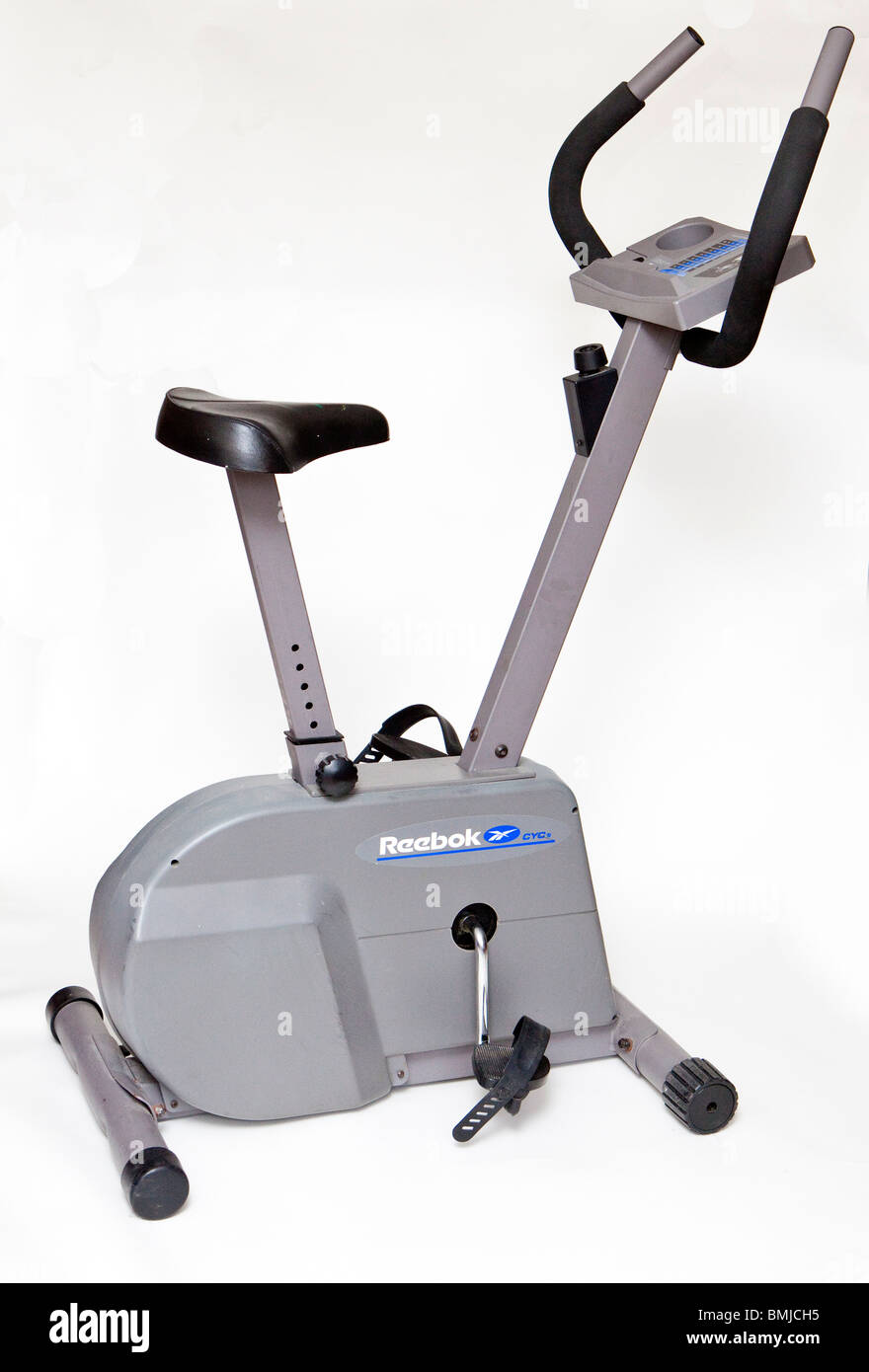 Exercise Bike, Stationary, Bike, exercise, equipment, gym, bicycle, cut out, white, Stock Photo