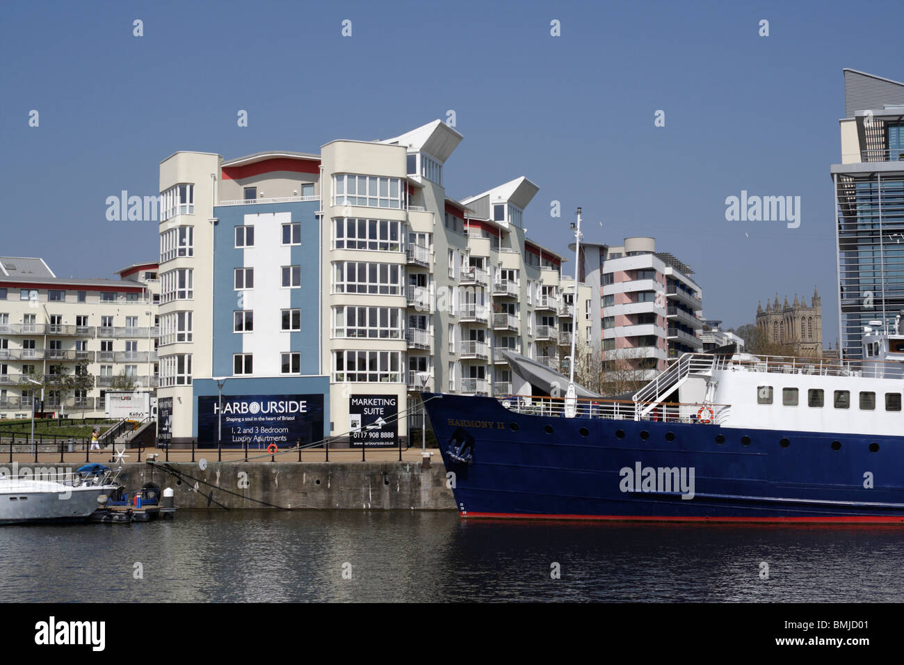 Harbourside housing development at Canons Marsh, Bristol Harbour