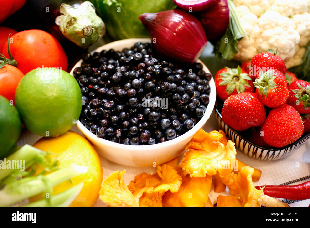 Fruits and berries Stock Photo Alamy