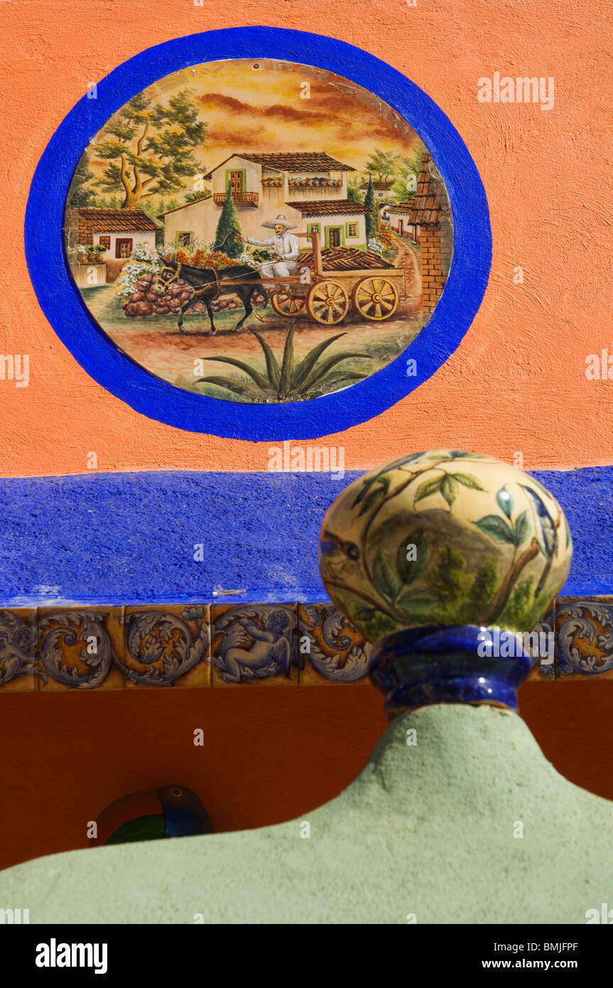 Ceramic art, San Miguel de Allende, Province of Guanajuato, Mexico Stock Photo