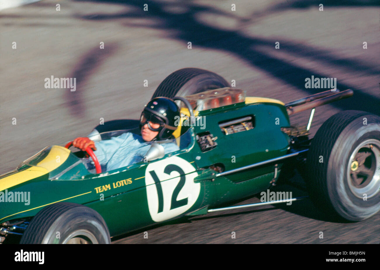 Jim Clark in Lotus 25 during 1964 Monaco Grand Prix Stock Photo - Alamy