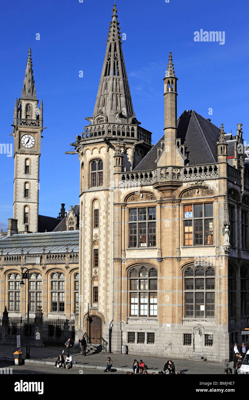 Old post office, Ghent, Belgium Stock Photo Alamy