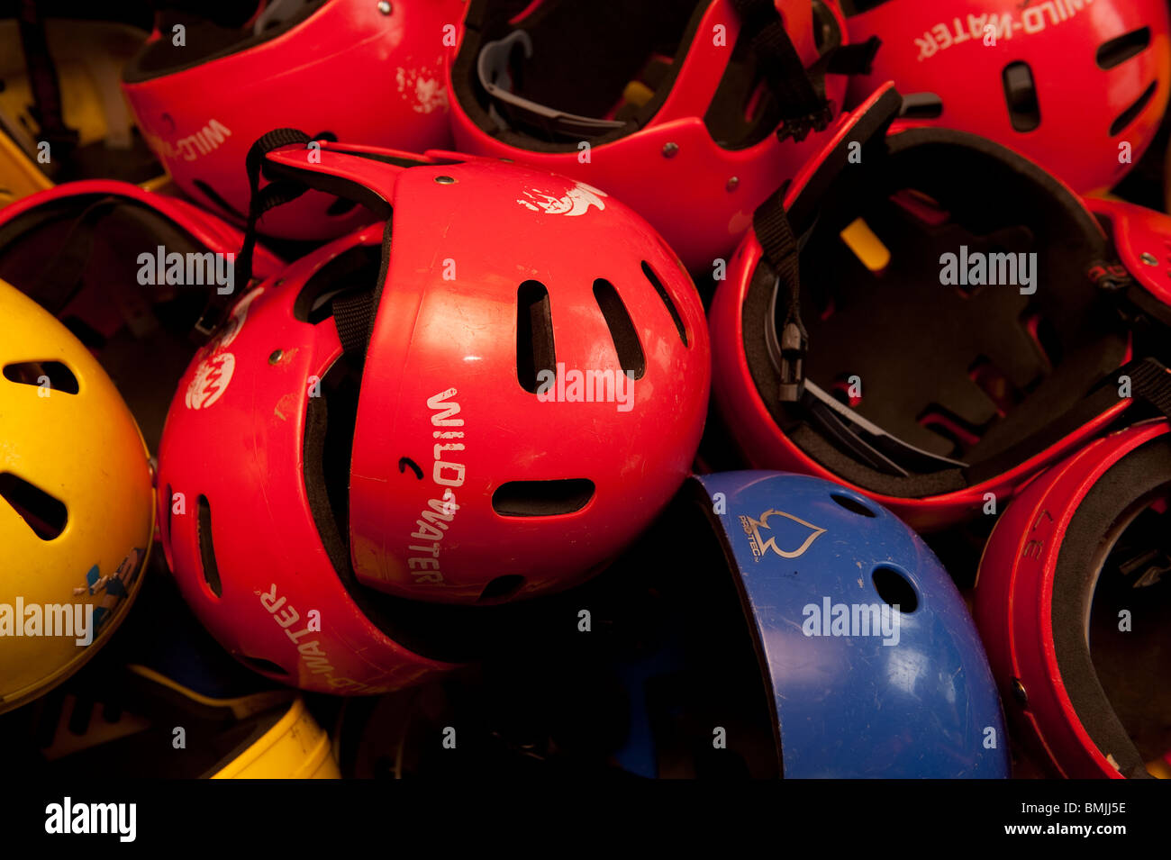 Helmets, Safety equipment at The Urdd outward bound activity Centre