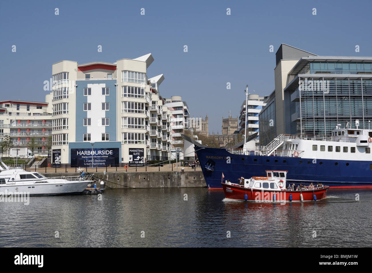Harbourside development at Canons Marsh, Bristol Harbour England UK