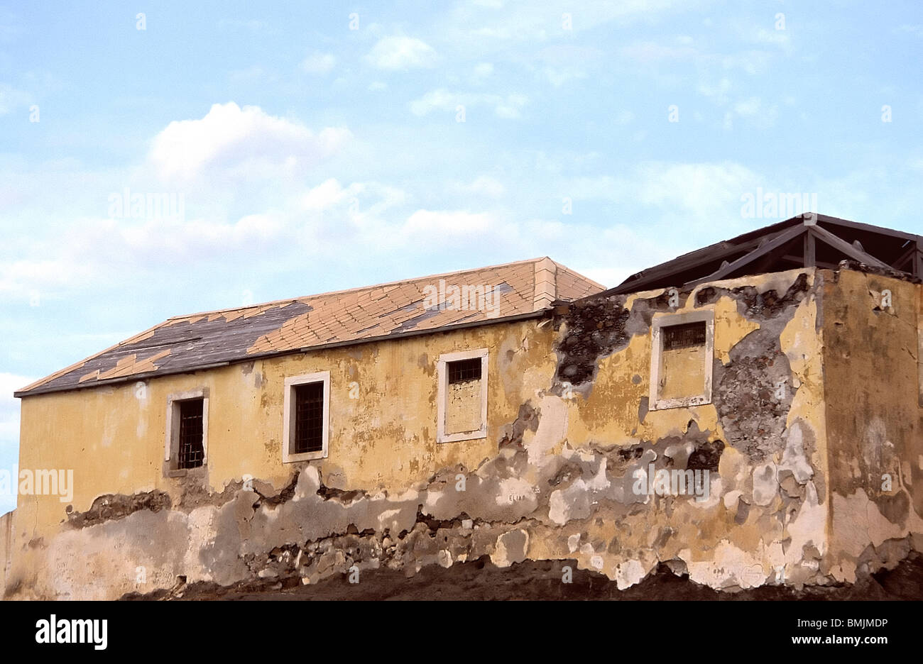Fortim d'el-Rei in Mindelo, Sao Vicente, Cape Verde Islands Stock Photo