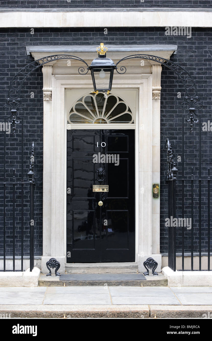10 Downing Street, Whitehall, London, Stock Photo