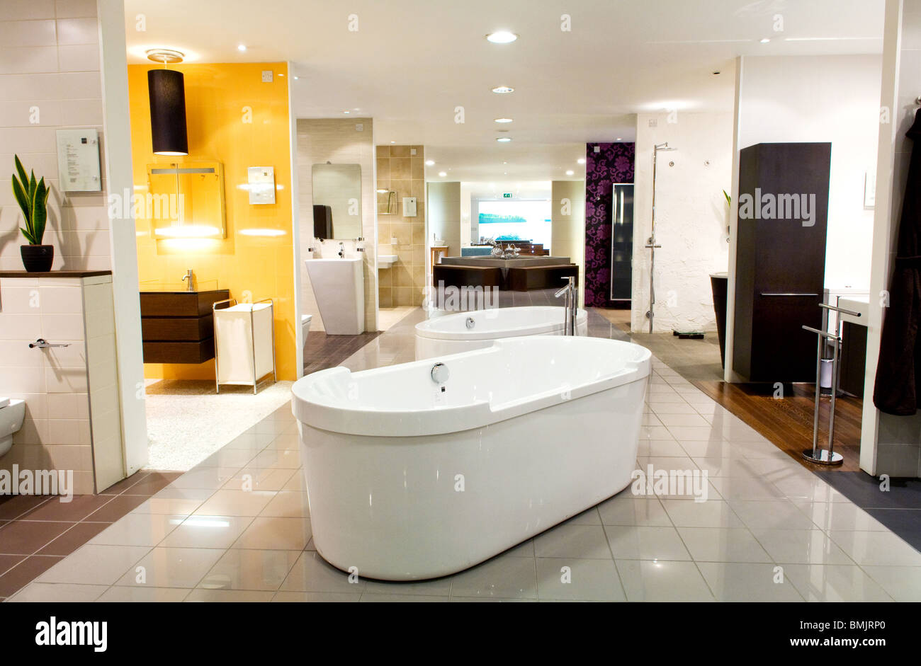 CP Hart bath showroom, London, where you can choose a new bathroom. Stock Photo