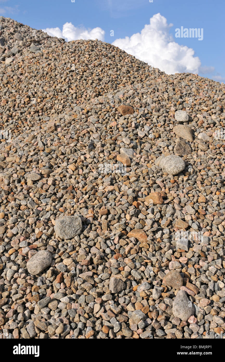 Gravel and sand Stock Photo
