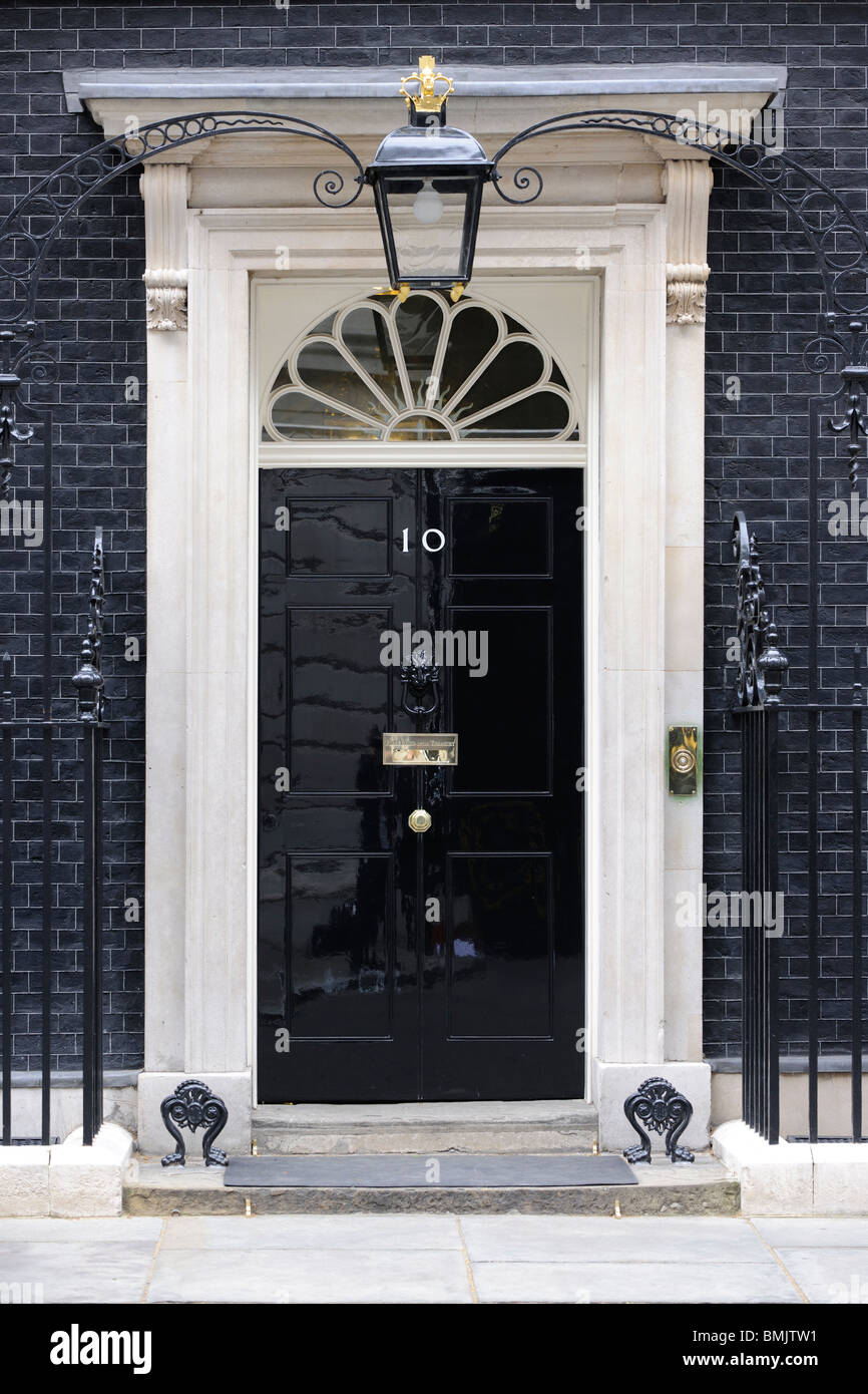 10 Downing Street, Whitehall, London, Stock Photo